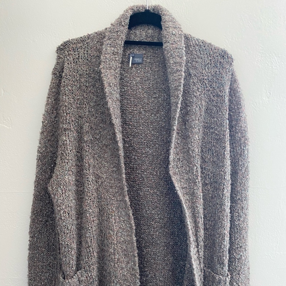 Sparkle & Fade Metallic Multi Knit Cardigan
